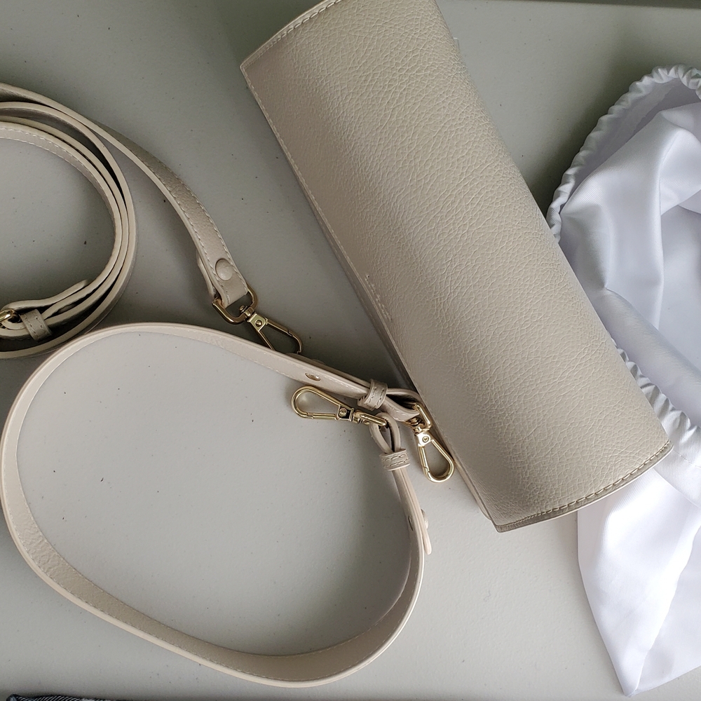 Freja Mini Shoulder Crossbody Bag In Oat - Picture 6 of 6